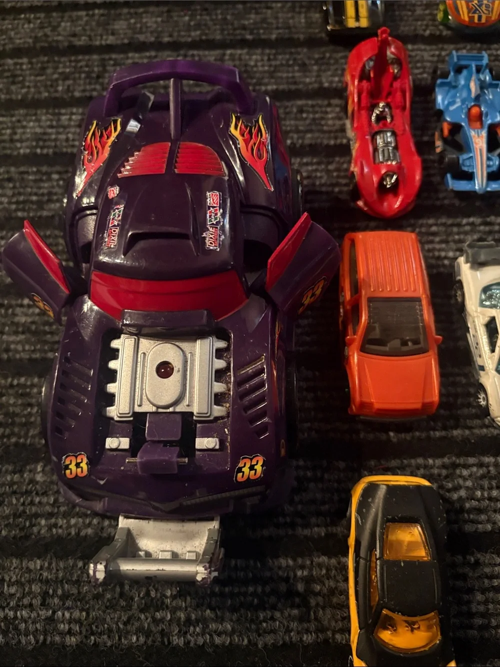 Assorted Hot Wheels/Mattel Kids Toy Car Pack - Multicolor